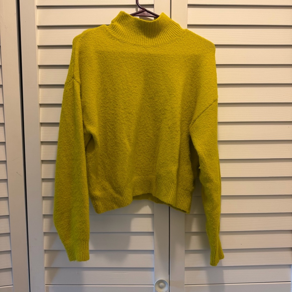 H&M Vibrant Yellow Turtleneck Sweater